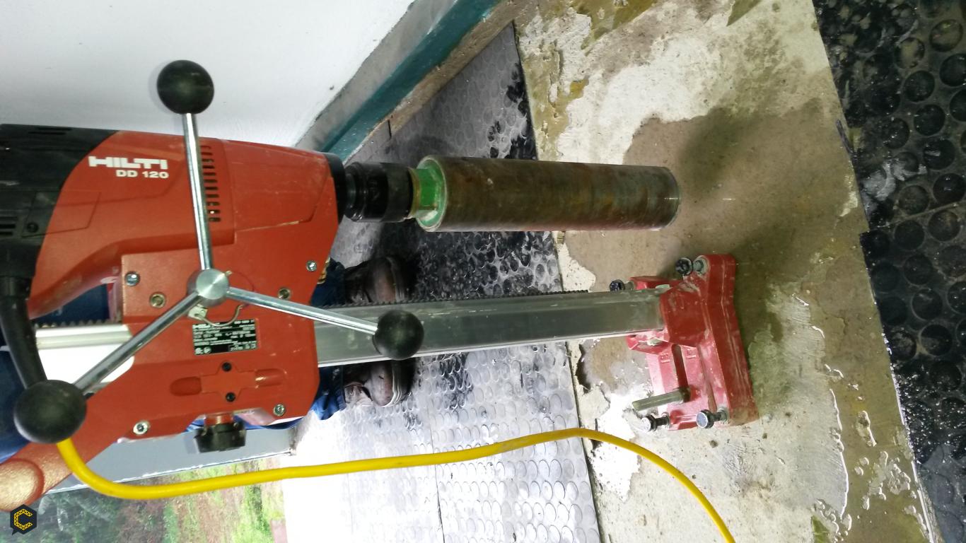 Perforación de concreto armado - Técnicos certificados